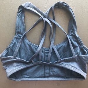 Lululemon grey sports bra
